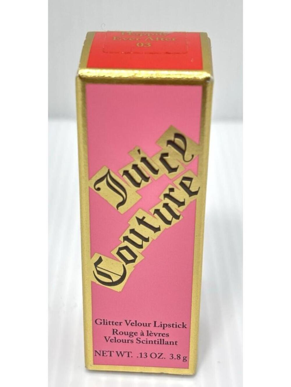 Juicy Couture Glitter Velour Lipstick Shade 03 Happily Ever After Discontinued